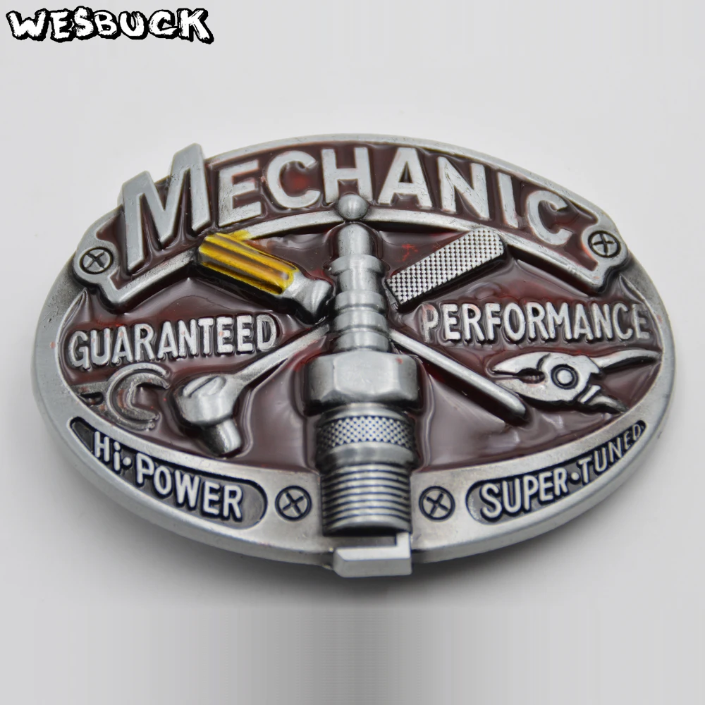 WesBuck Brand Zinc Alloy Belt Buckle For Men Carpenter Mechanic Cowboy and Cowgirl Metal Tool Western Buckles