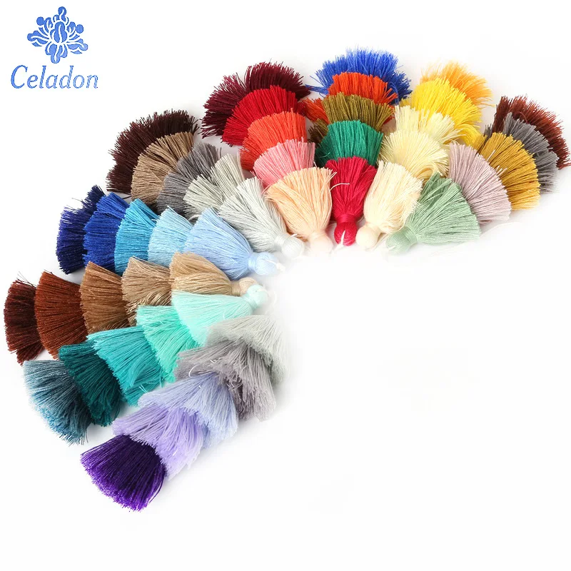 Hot Sale Five Color Poly Cotton Tassel Charms 15CM Fashion Jewelry Making Findings Curtain Clothes Bag Decoration Chain Hanging