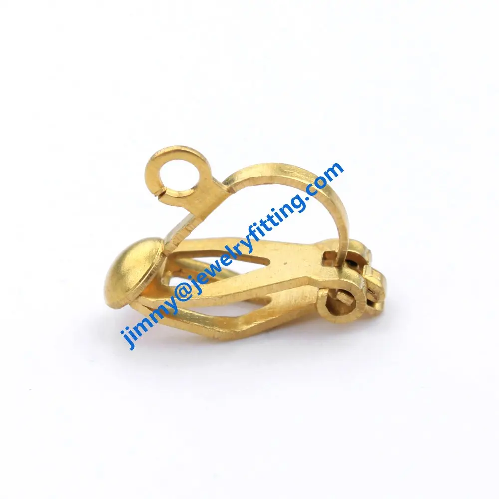 brass lever back earring clip ear wire  clip earring fitting fashion jewelry findings