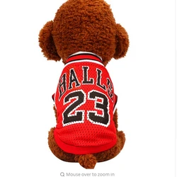 Dog Shirts Vests Spring Summer Sweatshirt Basketball Football Jersey  Dog Clothes for Small Dogs