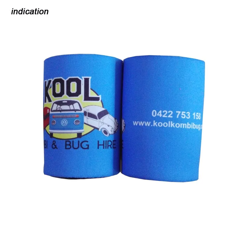 

100pcs Custom Your Logo Promotional Beer Bottle Coolers Neoprene Stubby Holder Can Cooler Box Wedding Gift Customize