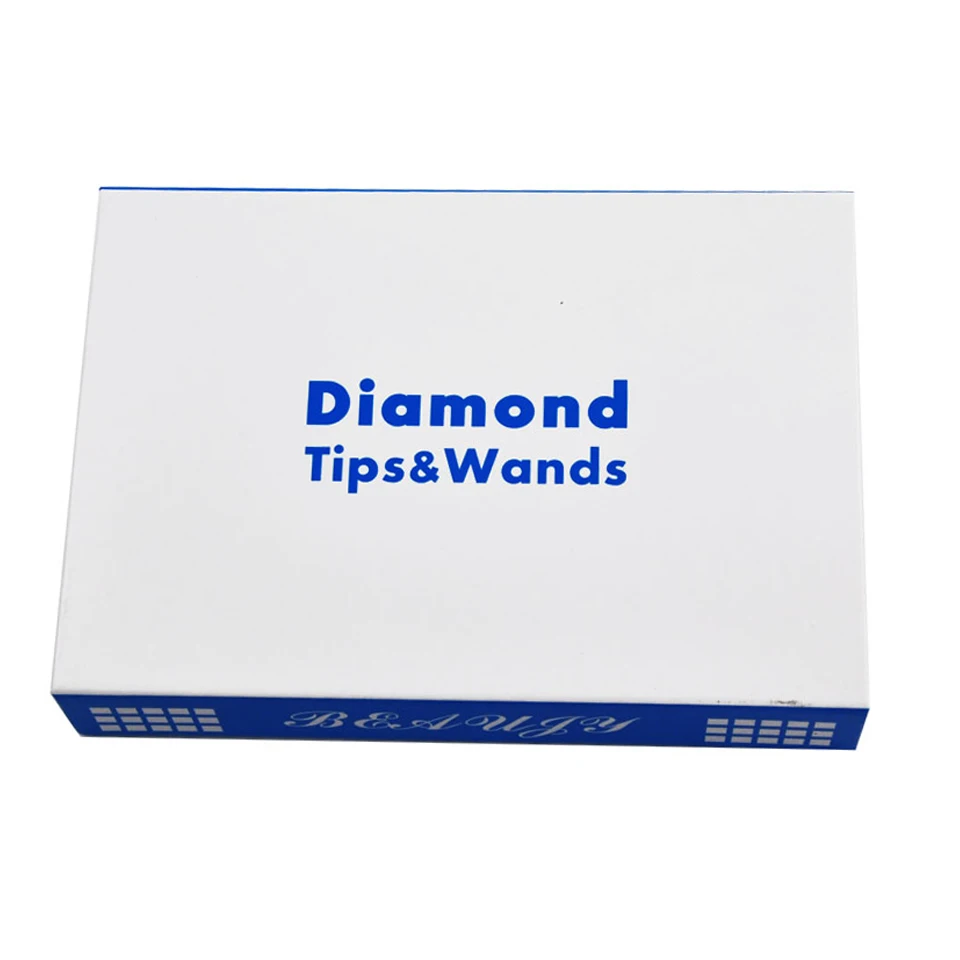 Kit de Dermabrasion avec 3 baguettes et 9 pointes en diamant, pour dissolvant de tête noire, rajeunissement de la peau du visage, outil de nettoyage