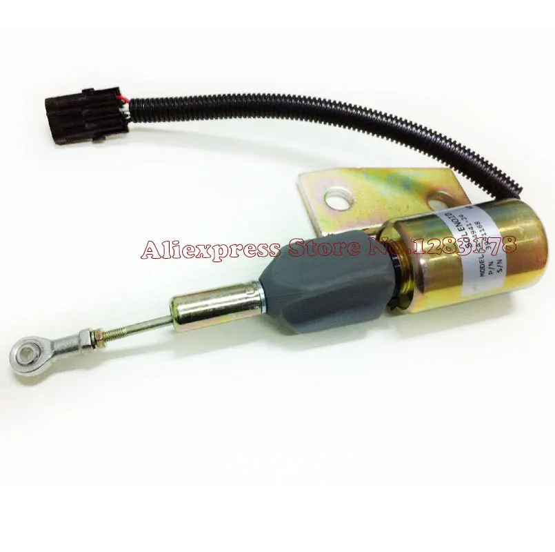 solenoide de parada madeira 24v dc volvo ec140 ano de escavadeira 2001 3991168 cabecas 3964628 01