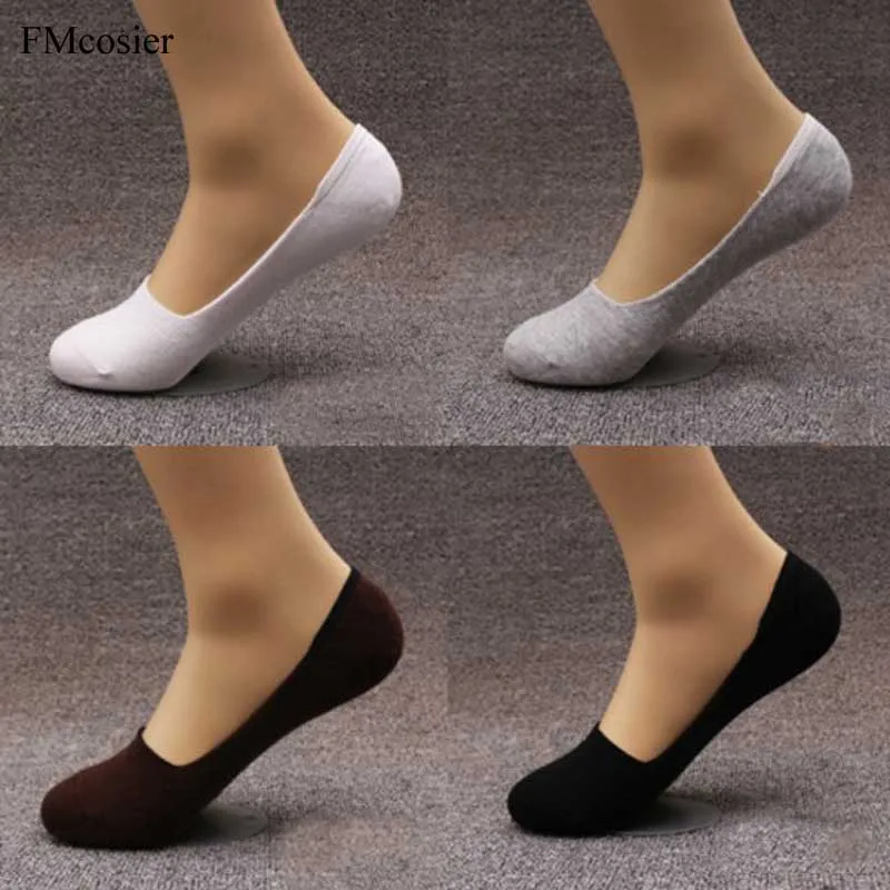 10 Pairs High Quality Anti Slip Short Ankle Mens Socks 100 Cotton large invisible Big Plus Size Sokken Meia Socken 44 45 46 47