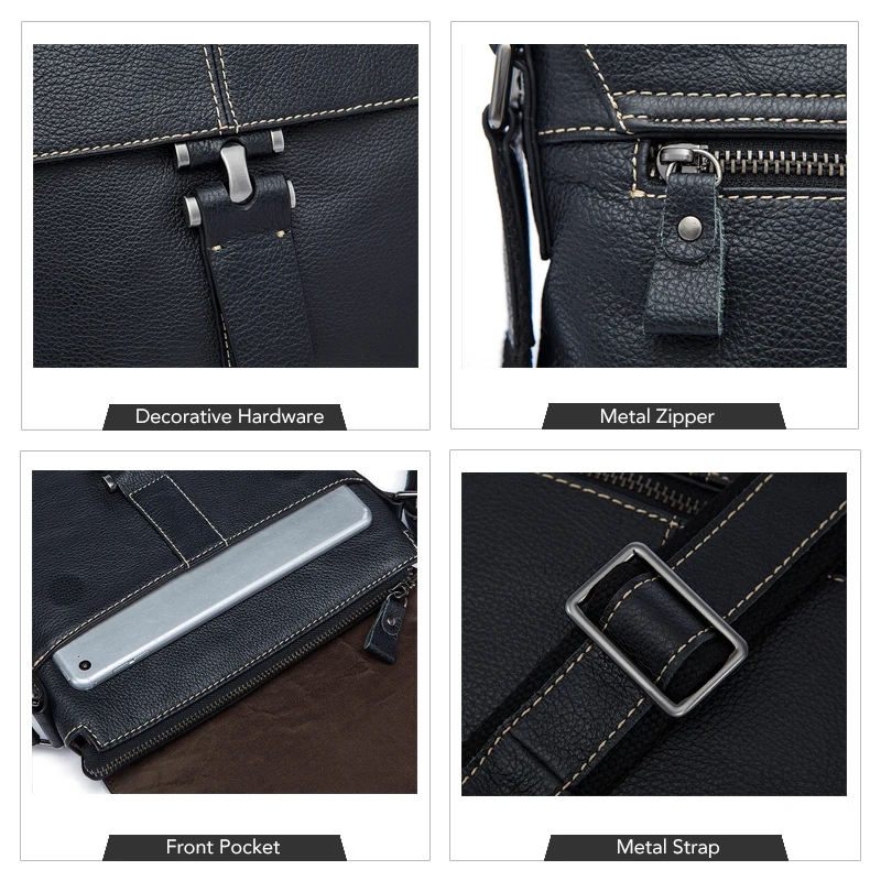 Imagem -06 - Westal Genuínos Homens de Couro Bolsa Masculino Bolsa do Mensageiro Bolsas Homem da Mala Homens Casuais Ombro Bolsas Crossbody Flap Bolsa de Couro dos Homens Bolsa 8835