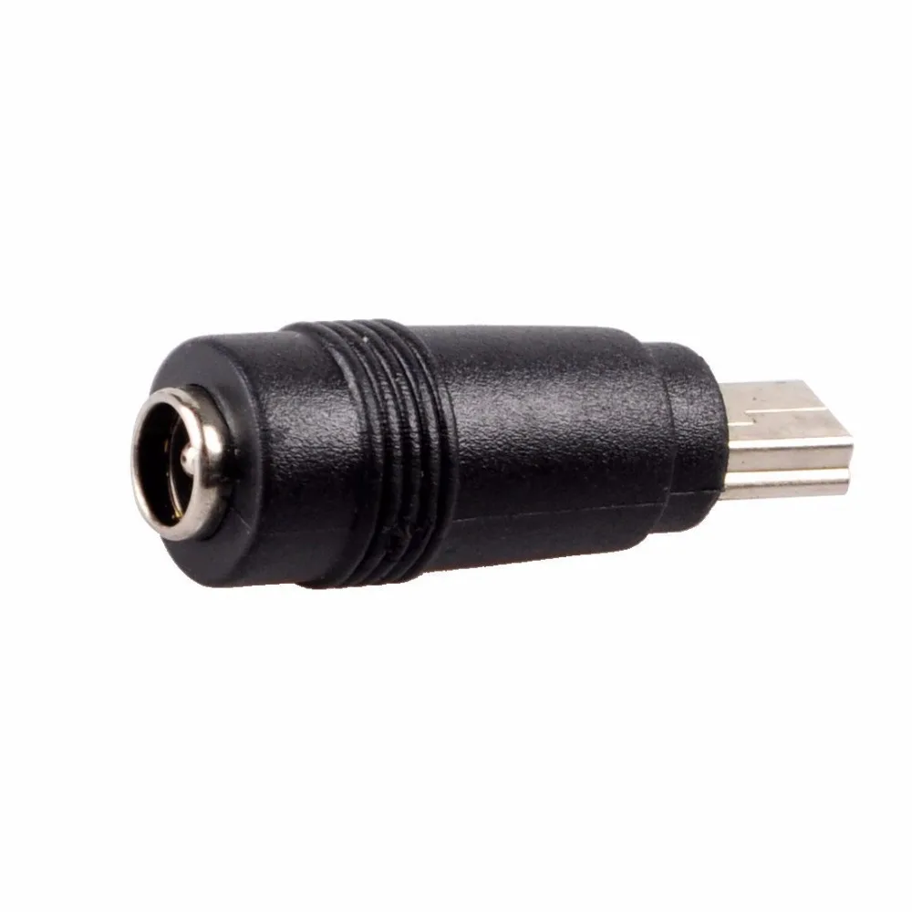 2 ชิ้น/ล็อต 5.5mm x 2.1mm DC Power ปลั๊กหญิงเพื่อมินิ USB ชายชาร์จอะแดปเตอร์สำหรับโทรศัพท์มือถือโทรศัพท์ลำโพงมัลติมีเดีย