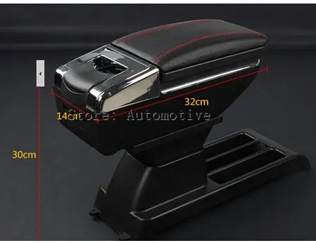 

7 Generation Car armrest box central Store content box with cup holder ashtray auto accessories for Kia Rio K2 2012-2015