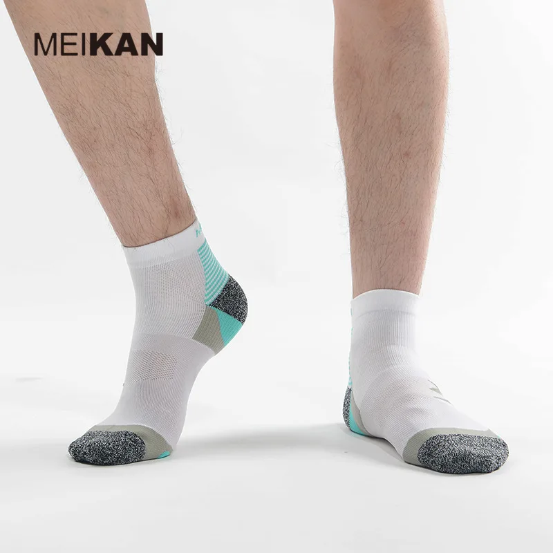 MK5116 MEIKAN Mesh Running Short Socks Terry Sole Damping High Quality Practically Cheap Sport Ankle Socks for Summer