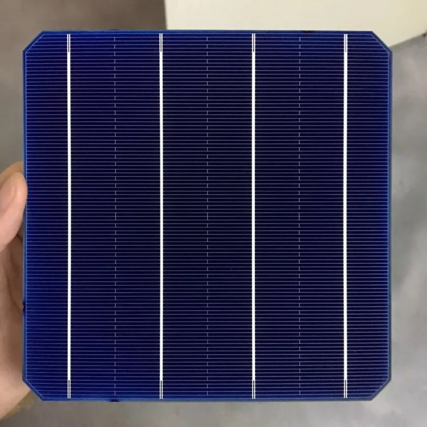 Mono solar akumulator do panelu 21.6% wysoka wydajność 5.37 w/sztuka wystarczająca moc wyjściowa klasa monokrystaliczny DIY panel słoneczny komórka