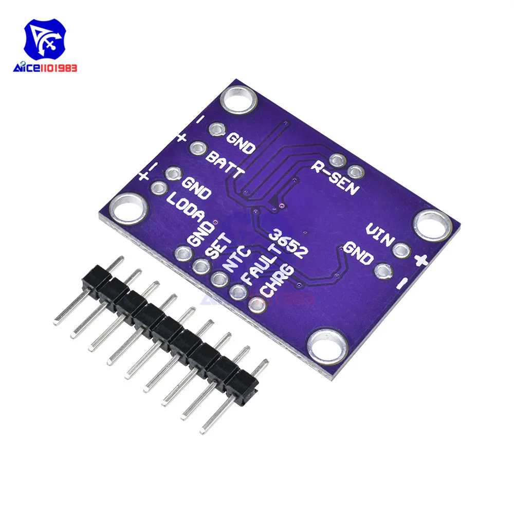 LT3652 Solar Power Module 2A Battery High Precision Charging Extension Board Module with Pin