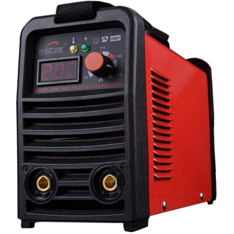 

Rstar Digital Display Portable IGBT Inverter 110v/220v Double voltage automatic conversion DC MMA-200 Welding Machine