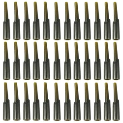 30Pcs Camo Green Run Rig Rubber Covert Lead Carp Hook Sleeve Tackles Swivel Covert Lead Stop Rig Carp Fishing Accessory