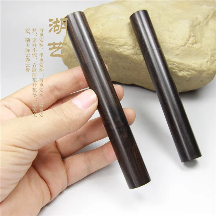 

Red sandalwood incense Ebony Wood short paragraph long section of pure incense tube Xiangxiang County lying pomander incense equ