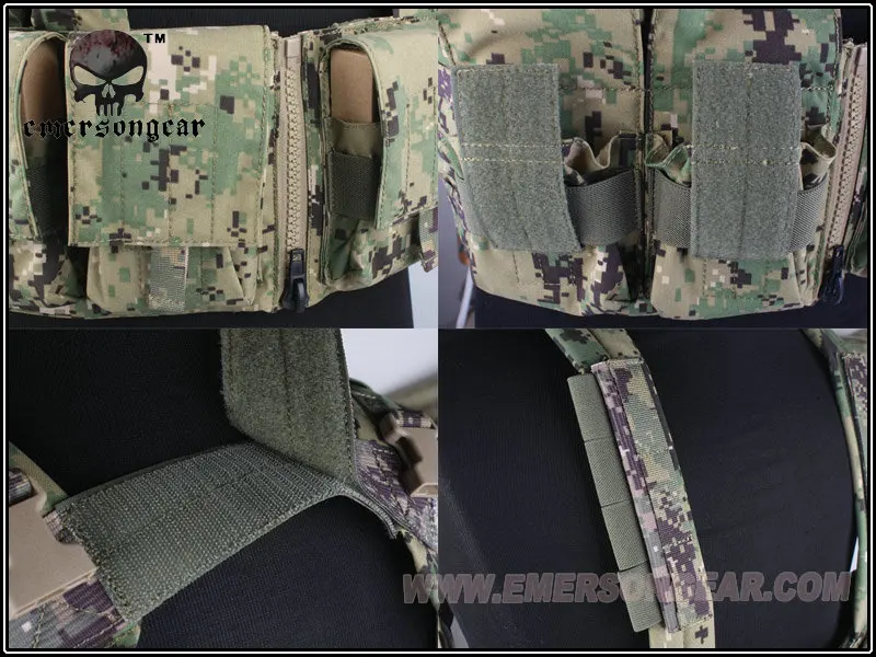 emersongear LBT1961K Style 7.62 Tactical Chest Rig,  Combat Vest, AOR2, EM2978B