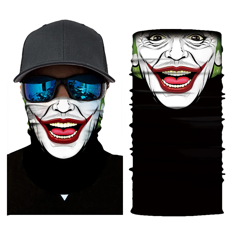 

Motorcycle Mask Biker Face Shield Balaclava Clown Mask Skull Face Masks Ghost Bandanas Cycling Ski Mascara Moto Motosiklet Mask