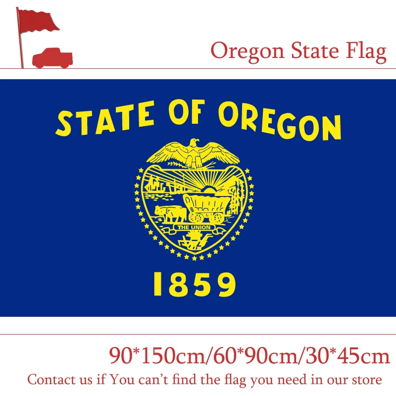 Oregon State Flag 90*150cm 60*90cm 40*60cm Flying Flag 15*21cm Hand Flag USA 3*5 Ft Polyester Banner