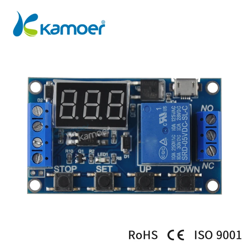 Kamoer CT001 Micro Pump Timer Control Switch Module For two-wire micro-pumps (Liquid Peristaltic Pump,Diaphragm Pump)