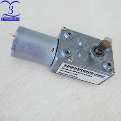 370 DC 12V motoreduktor miniatury 0.6RPM -120RPM redukcja prędkości silnika metalowa skrzynia biegów koło zębate Model 6mm średnica wału