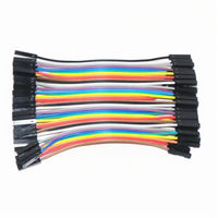 1PCS 40PCS Dupont Wire Jumper Cables 10cm Female To Female 1P-1P For Arduino NEW