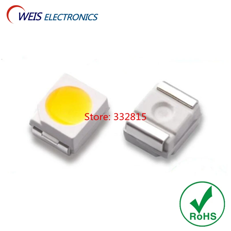 

100PCS, 3528 Natural White SMD LED ,1210 4000-4500K 3.0-3.2v 6-7lm 7-8lm Ultra Bright