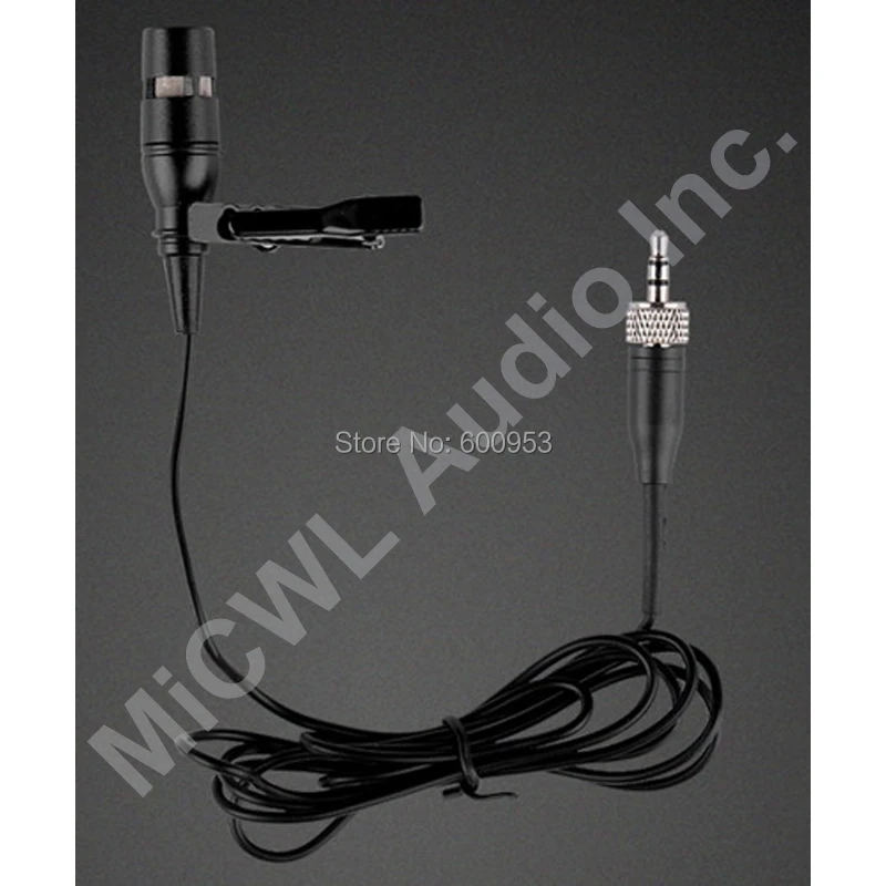 Free Shipping Hot sale 3.5mm Microphone Lavalier Clip Microphone for Shure Audio Technica Sennheiser MiPro AKG Wireless System