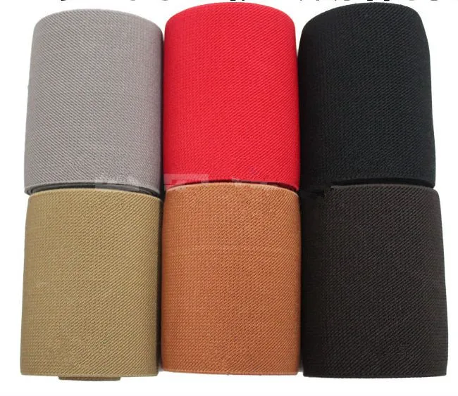 10 cm Wide Rubber Band New Latex Elastic Band Trousers Skirt Belt Webbing Ribbon Bias Binding Tapes Double Twill Elastic Waist