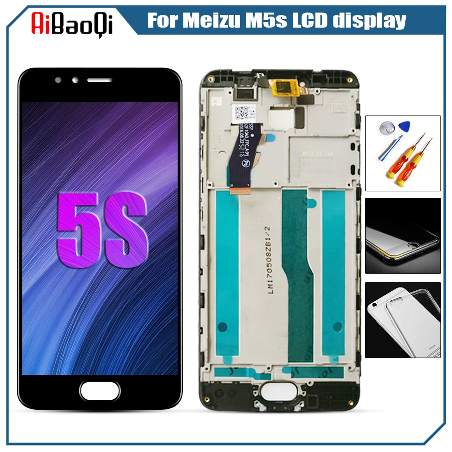 Meizu m5s LCD screen display+ Touch Digitizer with frame For 5.2