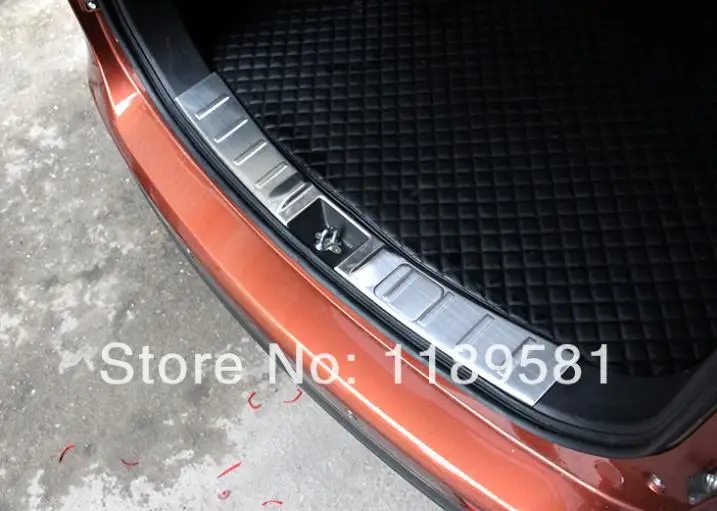 For Mitsubishi Outlander 2013-2015 Stainless Steel Interior Inner Rear Bumper Sill Protector ! Car Accessories Stickers