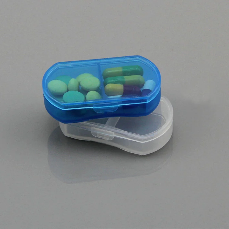 Mini Transparent Frame With Small Boxes Travel The Old Agents Receive A Case In Week Storage Medicine Container Portable