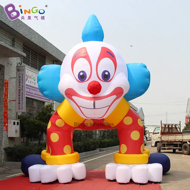 

Custom made 4.9x3.3x5 Meters Giant Inflatable Clown / Decorative Clown Inflatable Arch Toys