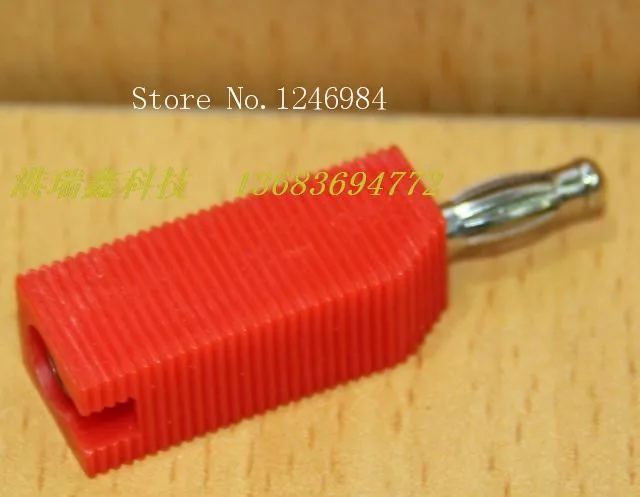 [SA]M4 banana plug test head red black power connector adapter type A-1119--100PCS/LOT