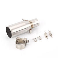 For GILERA NEXUS 125 300 2008-2014 NEXUS 250 2006-2008 NEXUS 300 125 Escape Slip-on Motorcycle Exhaust Muffler Middle Link Pipe