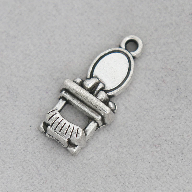 

RAINXTAR Alloy Cosmetic Dresser Charms Daily Furniture Pendant Charms 10*20mm 20pcs AAC1185