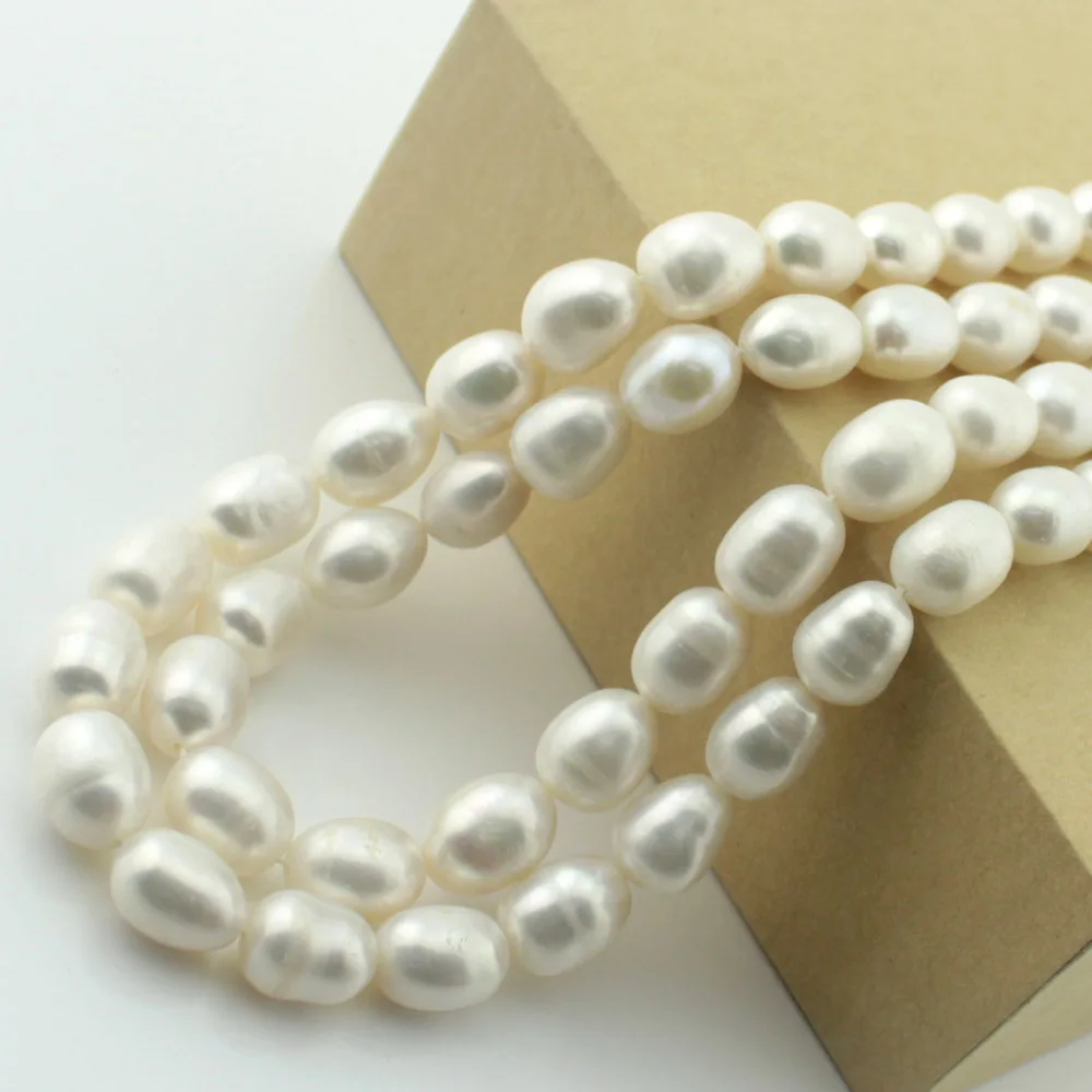 noble women gift Jewelry  Clasp Natural White Big 12-15MM Freshwater Pearl Necklace Oval Shape Pearl Jewelry LONG 90CM