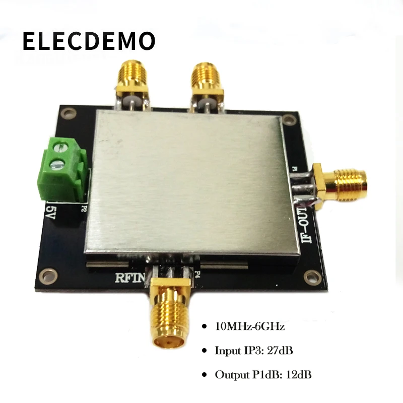 Panneau de démonstration de fonction de signaux de couplage, ADL5801, Double Balchoses, Active Mall Tech Upmixing, Downmixing Balun