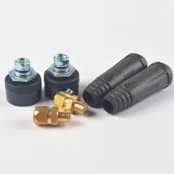 1pc Europe Welding Machine Quick Fitting Female Male Cable Connector Socket Plug Adaptor DKJ 10-25 35-50 50-70 Cable Connector