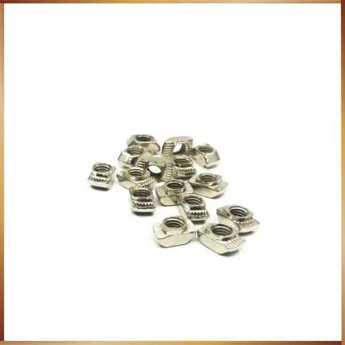 500PCS M5 Hammer 20-M5 Nut Aluminum Connector T Fastener Sliding Nut Nickel Plated Carbon Steel for 2020 Aluminum Profile