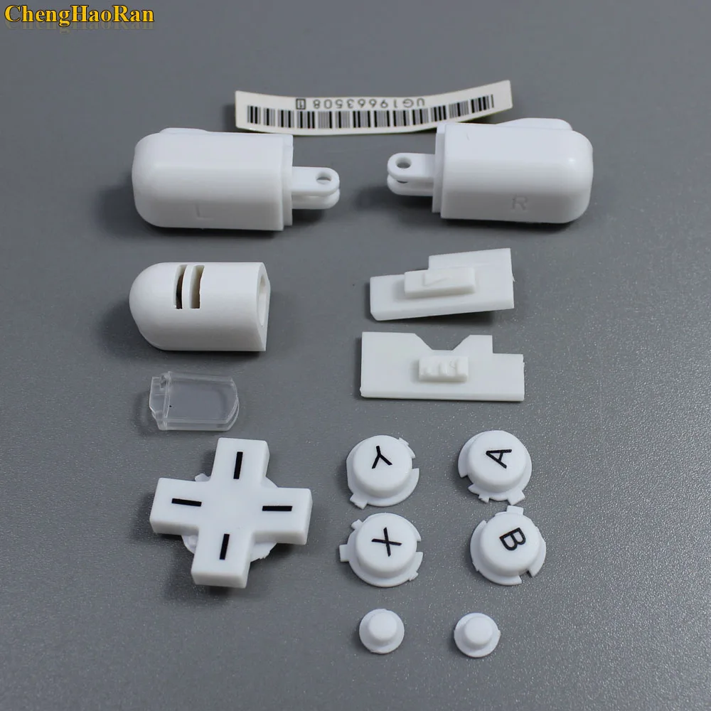 20 Set di sostituzione A B X Y L R D Pad pulsante A croce Set completo di pulsanti per pulsanti DS Lite NDSL