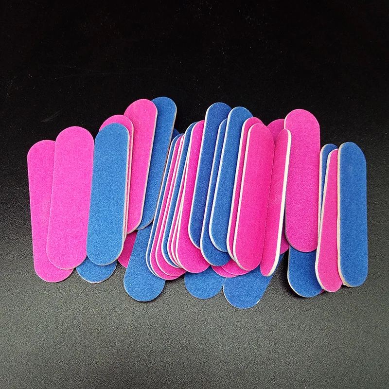 

100PCS!!! Professional MiniNail Files Grit nail tools colorful fashion wood sandpaper nail file Free Shipping 180/240