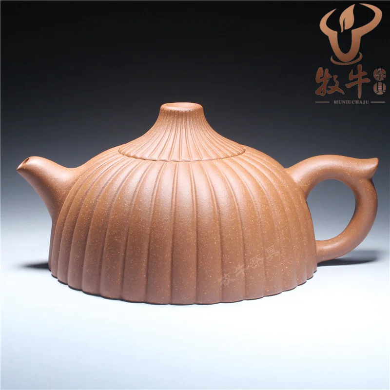 Slope mud chrysanthemum pot Yixing ore teapot 230 ml whole mixed batch of  secret agents