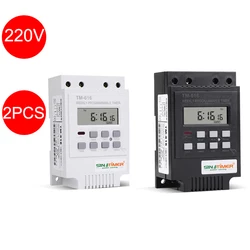 30AMP 7 Days Programmable Digital TIMER SWITCH Relay Control Time 220V Din Rail Mount