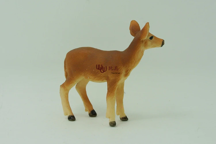 Hot toys:Middle White tailed Deer Simulation model  Animals   kids  toys children educational props