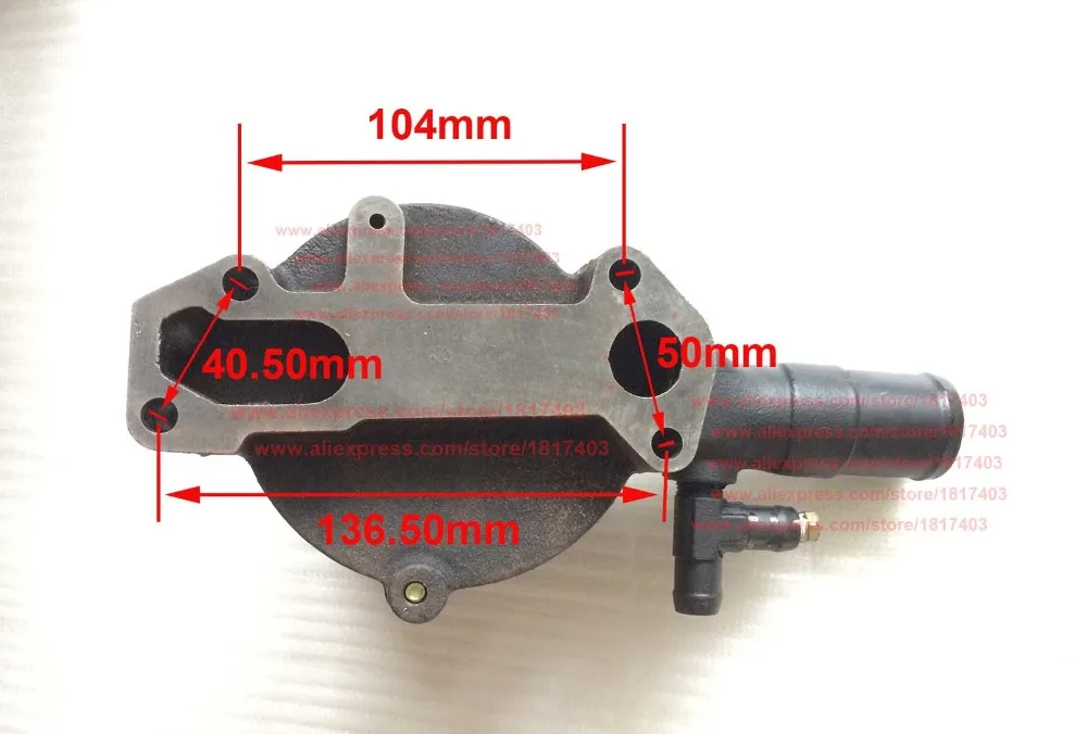 Yangdong YND4BT-11100 Water Pump ( single-groove pulley ), Yangdong YND485 / YND4BT diesel engine