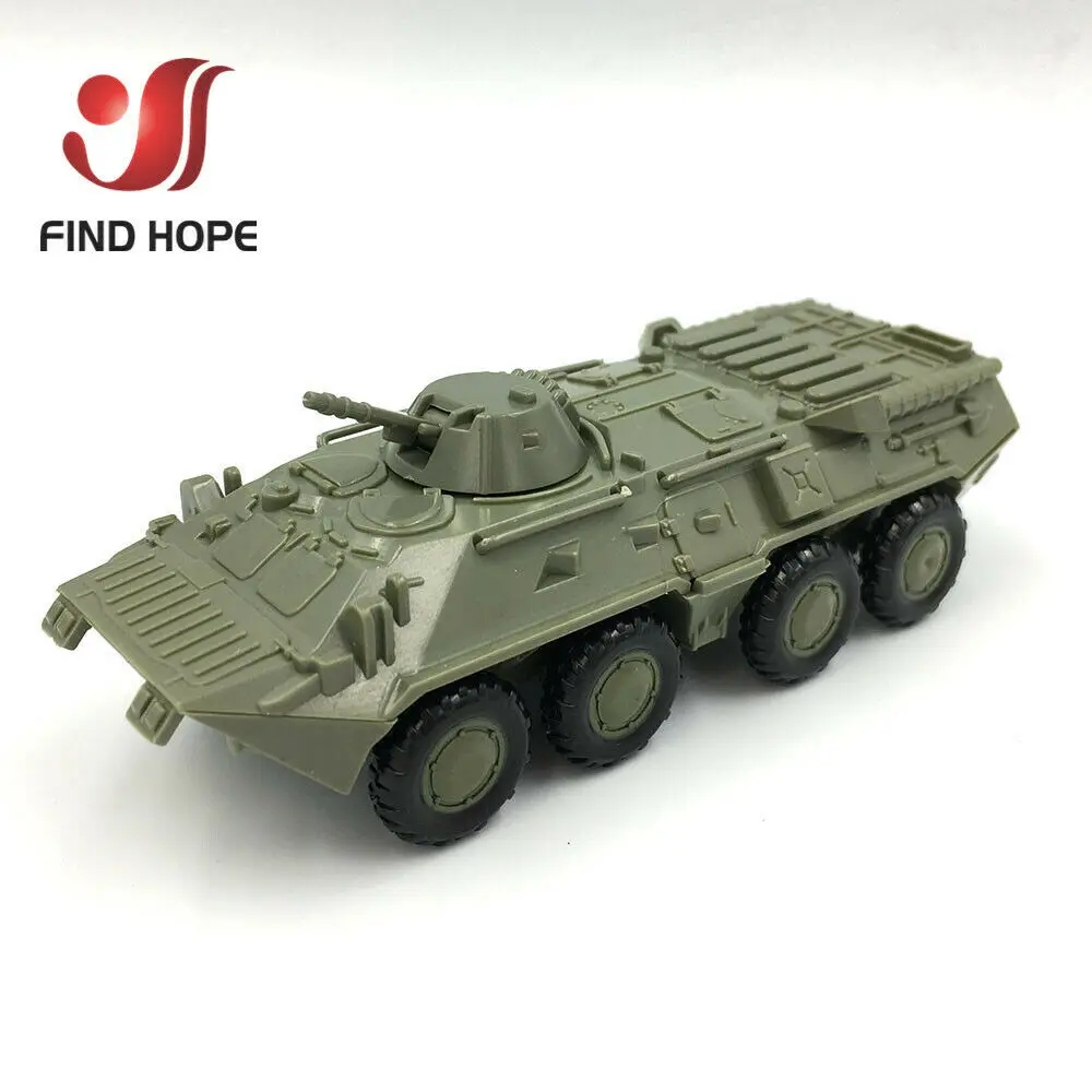 1:72 BTR-80 Armored Carrier M35 Cargo Truck M1046 KFZ.305 BLITZ Building Block Assembling Military Vehicles Model Army