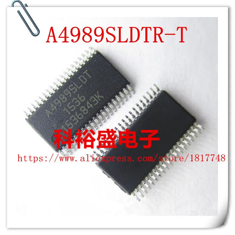 

Free Shipping 10pcs/lot A4989SLDTR-T A4989SLDTR A4989S A4989 TSSOP38 MOSFET motor drive