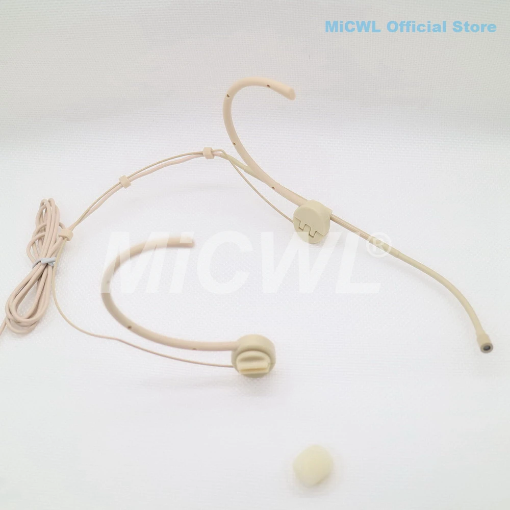 ميكروفون سماعة الرأس Pro C520 لـ AKG Samson TA3F XLR 3Pin ميكروفون لاسلكي قابل للطي MiCWL