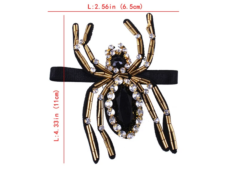 High Quality 1 Pair Rhinestone Spider Crystal for High Heels Shoes Manual DIY Shoe Decorations Wedding Party Shoes Accessories