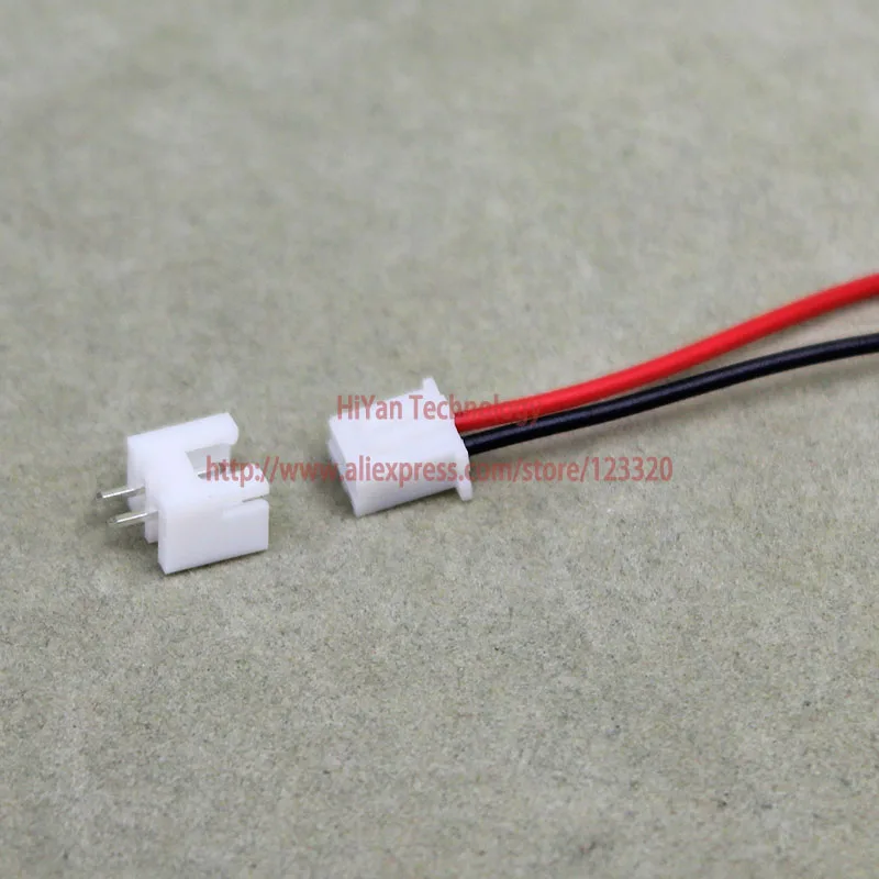 XH2.54 JST 2.54mm Pitch Top Entry 2Pin Connector 100mm To 250mm with 1007 26AWG Electronic Wire Cable Pin Header