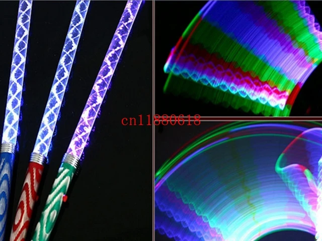 100pcs/lot Free Shipping 26cm Christmas Toys Led stick color changing led flash light glow stick magic wand