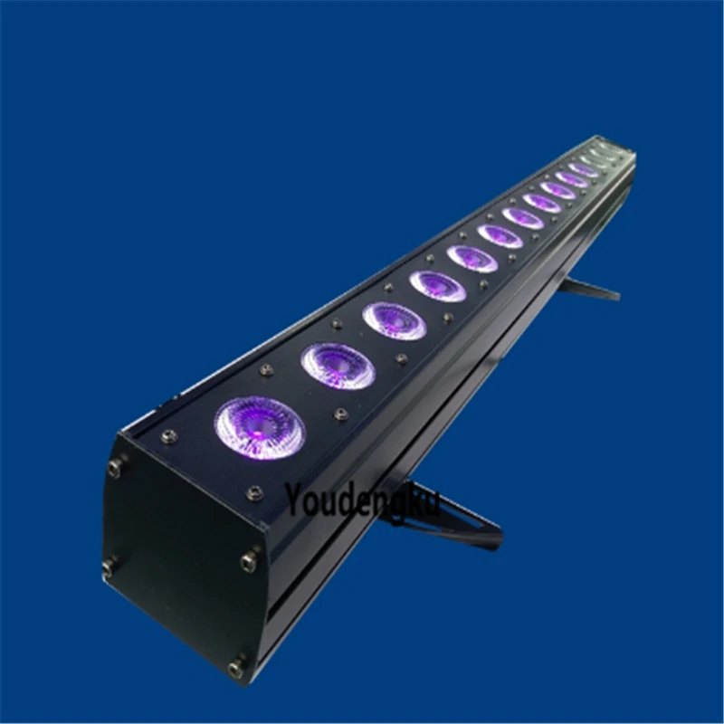 

6 pieces 6in1 indoor use 14x18W rgbwauv led batten wall wash 18w led wall washer stage lighting